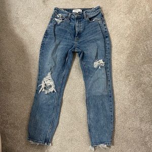 Abercrombie & Fitch Curve Love High Rise Mom Jean